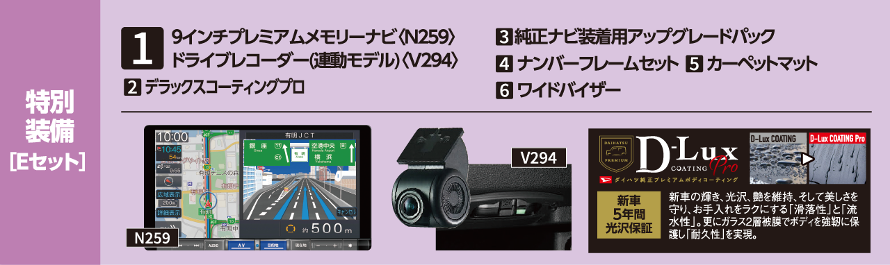 特別装備D-SET